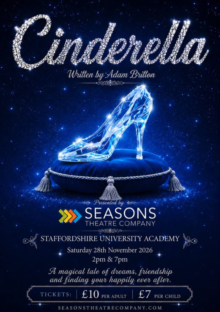 Cinderella Pantomime  - Saturday 28th November - Evening